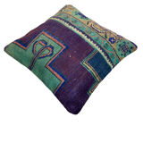 Vintage turkish rug cushion cover 45 x 45 cm