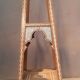 Eastern wooden and mother-of-pearl seat