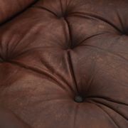 Fauteuil en cuir, design norvégien, années 1970, production : Norvège
