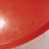 Dark orange Tam Tam stool by Henri Massonnet for Stamp, 1970