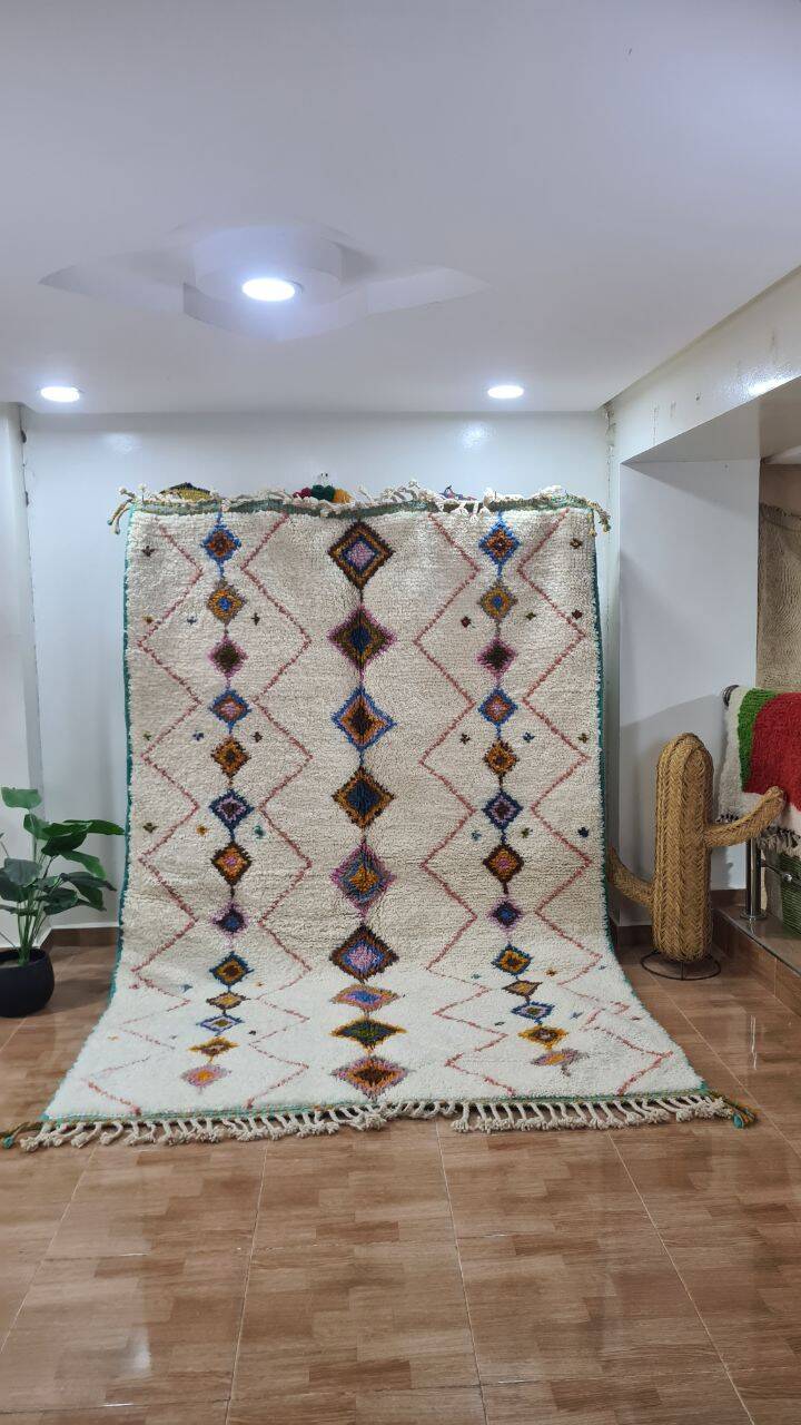 Handmade Beni Ouarain rug 250x150 cm