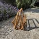 Bamboo magazine holder