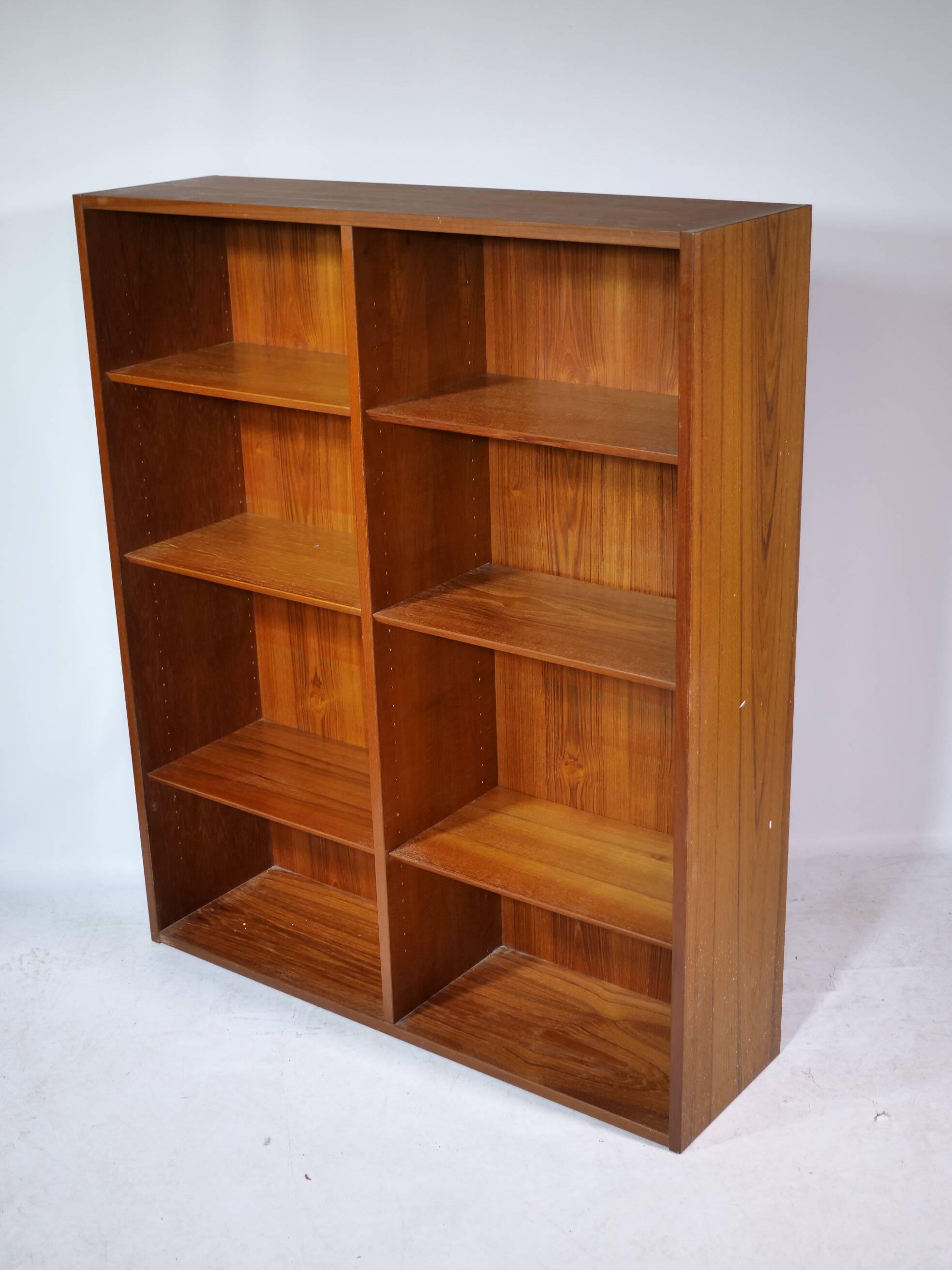Bibliothèque en teck de style Mid-Century par Poul Hundevad, Danemark, années 1960