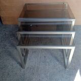 Vintage 70s nesting coffee tables
