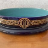 Art Nouveau style planter, Sarreguemines ceramic