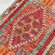 3x12 Soft Red Vintage Runner Rug, Turkish Hallway Runner, 94x358 Cm