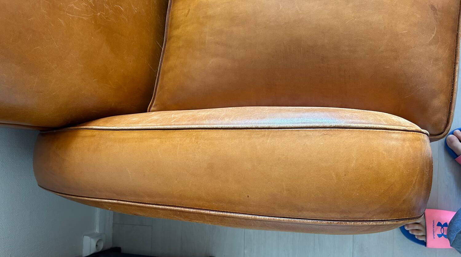 Leather sofa