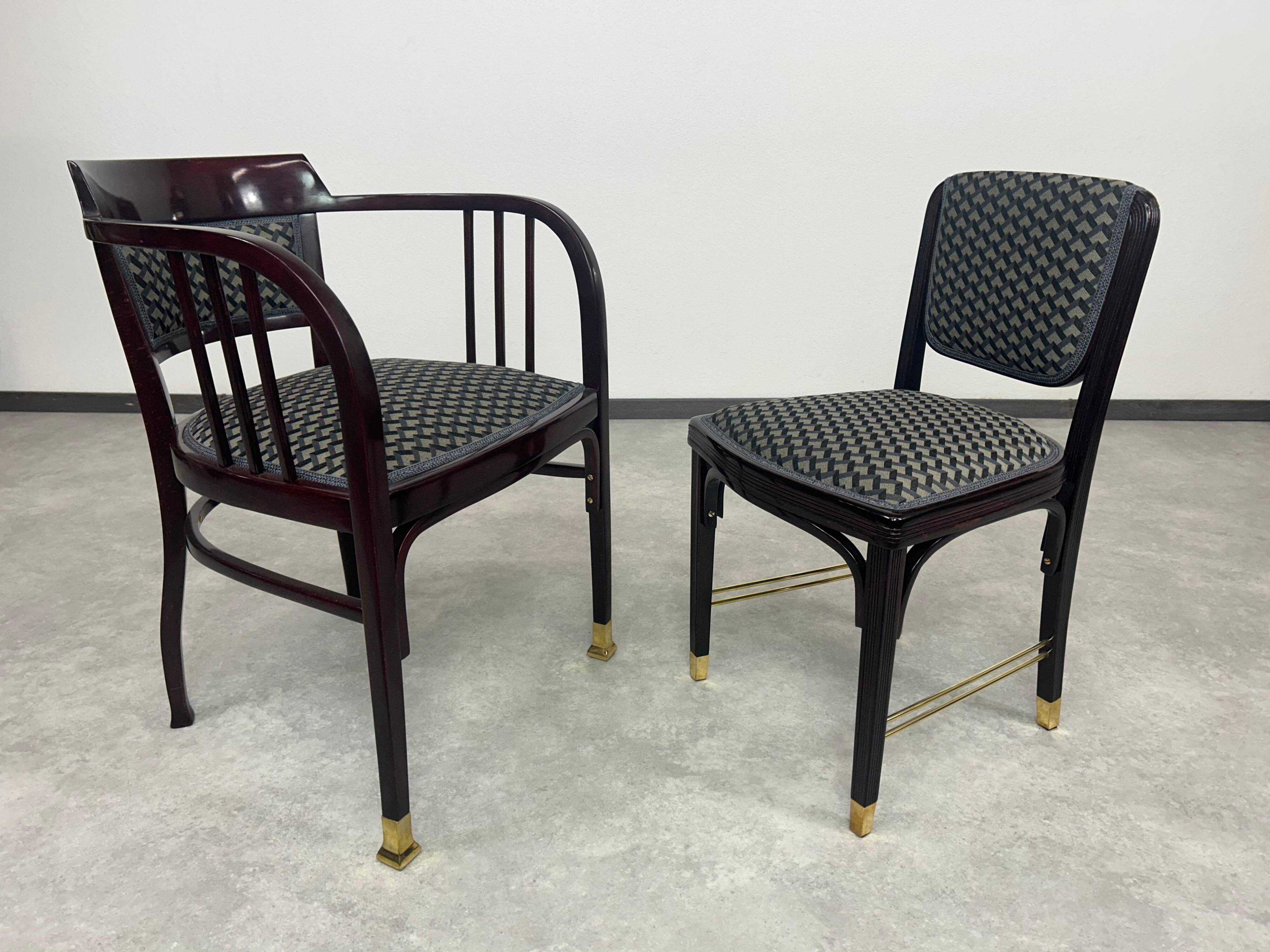 Secession Chair no. 412 by Otto Wagner for J&J Kohn