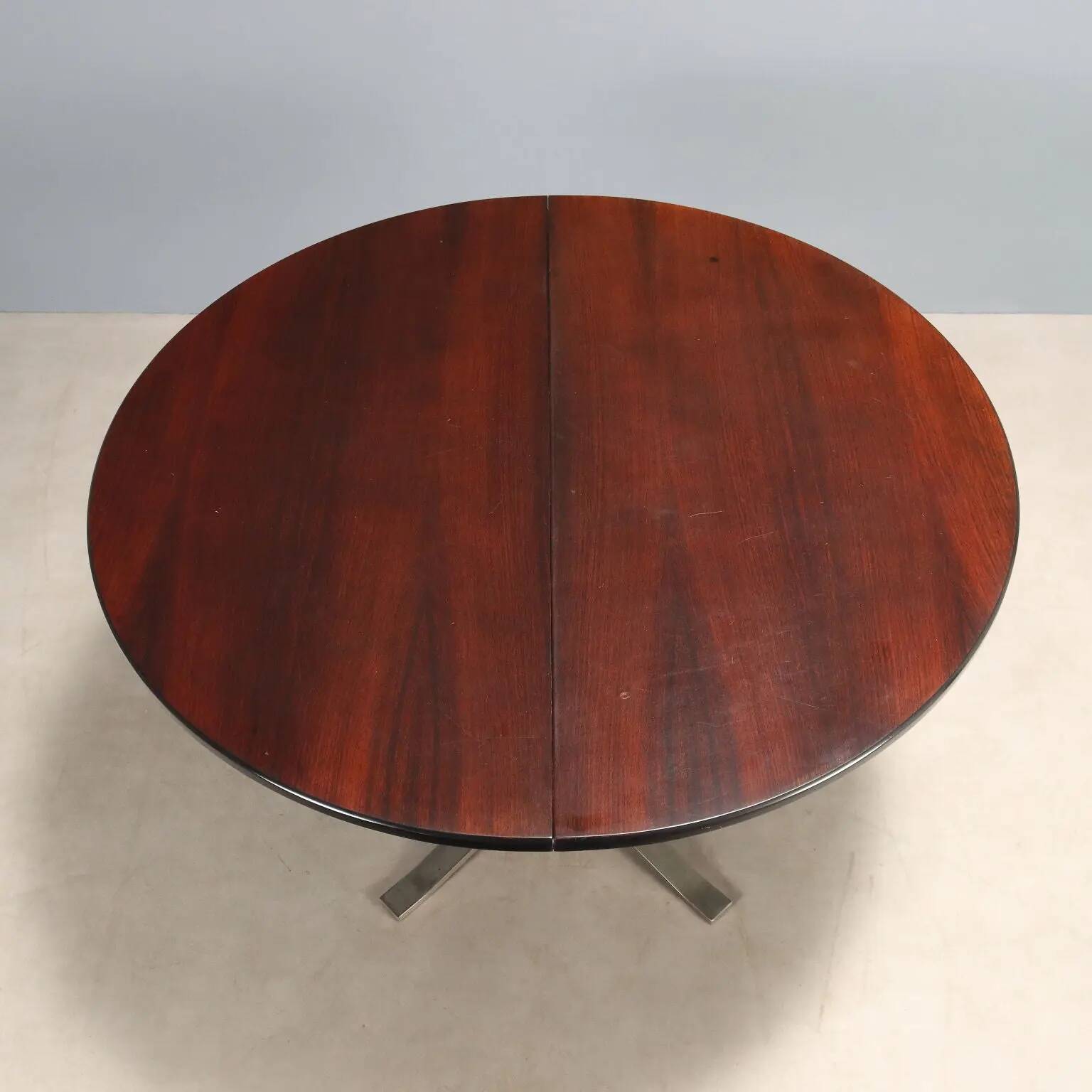 Formanova table vintage design G. Moscatelli in wood, Italy, 1970s