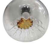 Vintage glass globe lamp / pendant lamp by Carlo Nason for Mazzega
