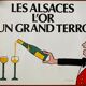 Original poster "Les Alsaces l'or d'un grand terroir" Wine, Oenology, Savignac 40x60cm 1990