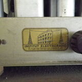 Vintage decoration radio station - Wood, Bakelite - Electroradio Institute, Paris - 50s