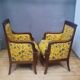 Fausse paire de bergere d epoque restauration