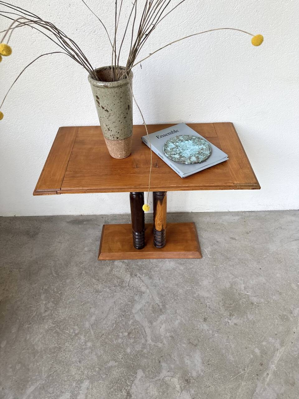 Dudouyt Courtray oak art deco console table
