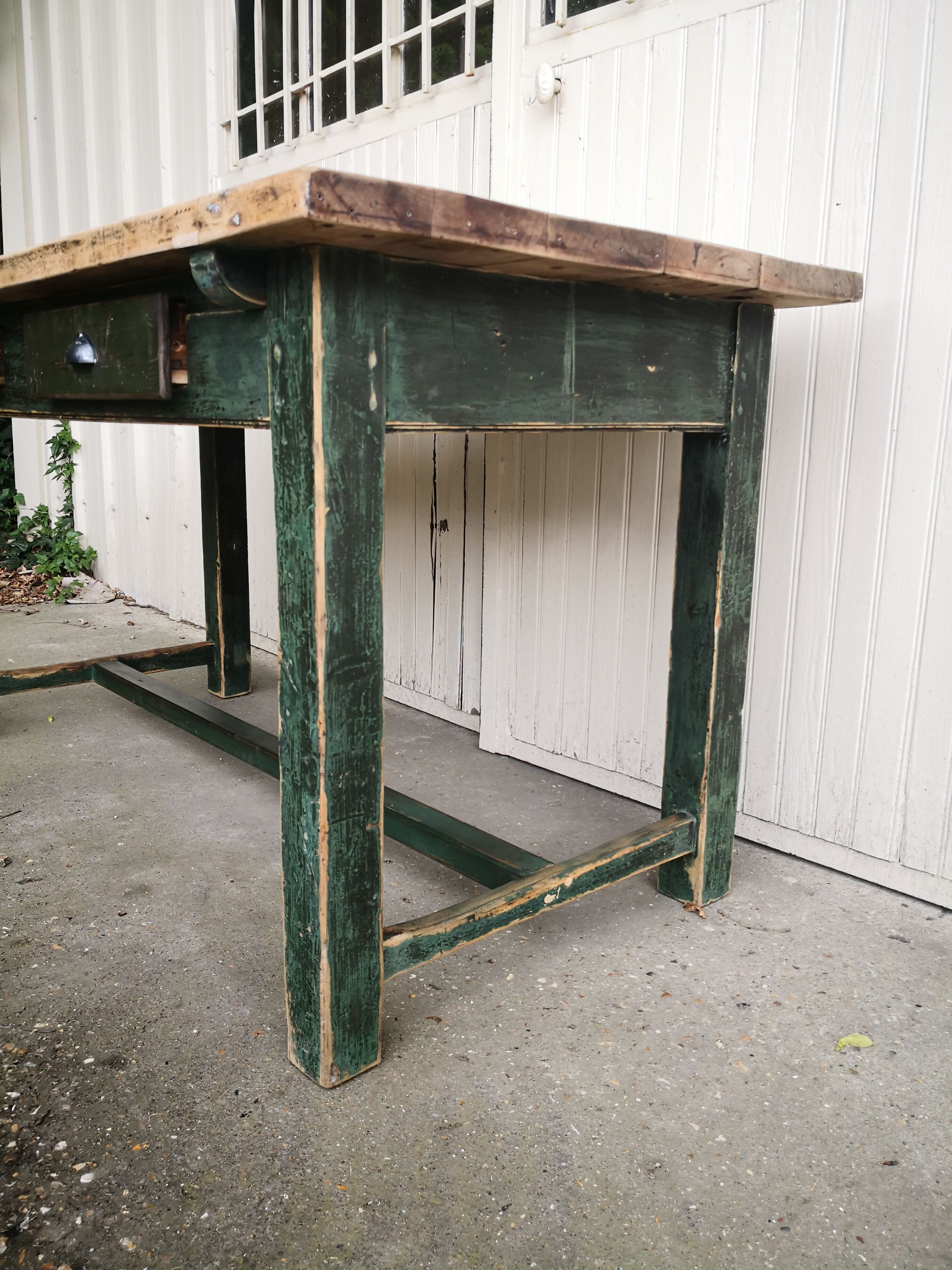 Vintage farmhouse table 1,50m, old