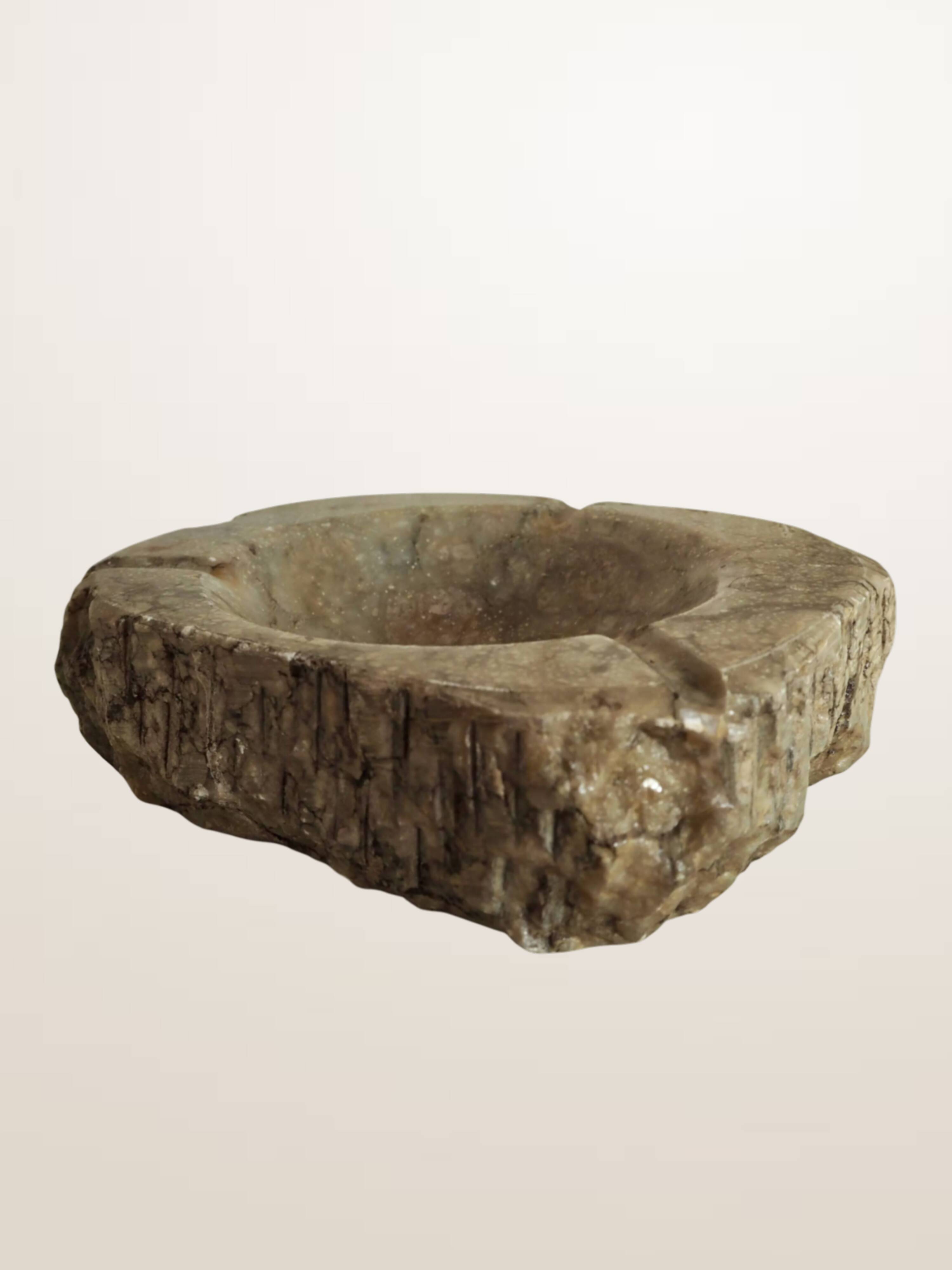 XL stone table ashtray