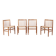 4x Jørgen Bækmark J80 Oak Dining Chair, 1967 FDB Møbler