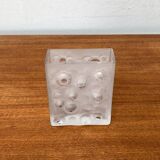 Mid-century German space age bubble glass vase by Gral, 1960s.