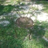 Wrought iron garden furniture
