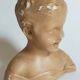 Buste de petit enfant en plâtre ancien