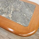 Coffee table with marble top by Hohnert Design, Germany, 1960