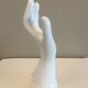 Vintage man hand vase