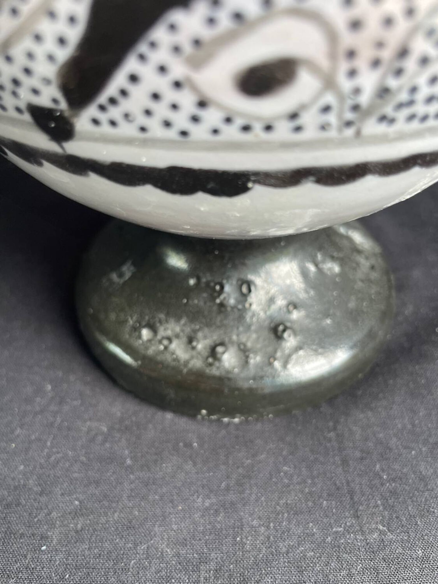 Vase Nabeul , signé Tunisie, années 60