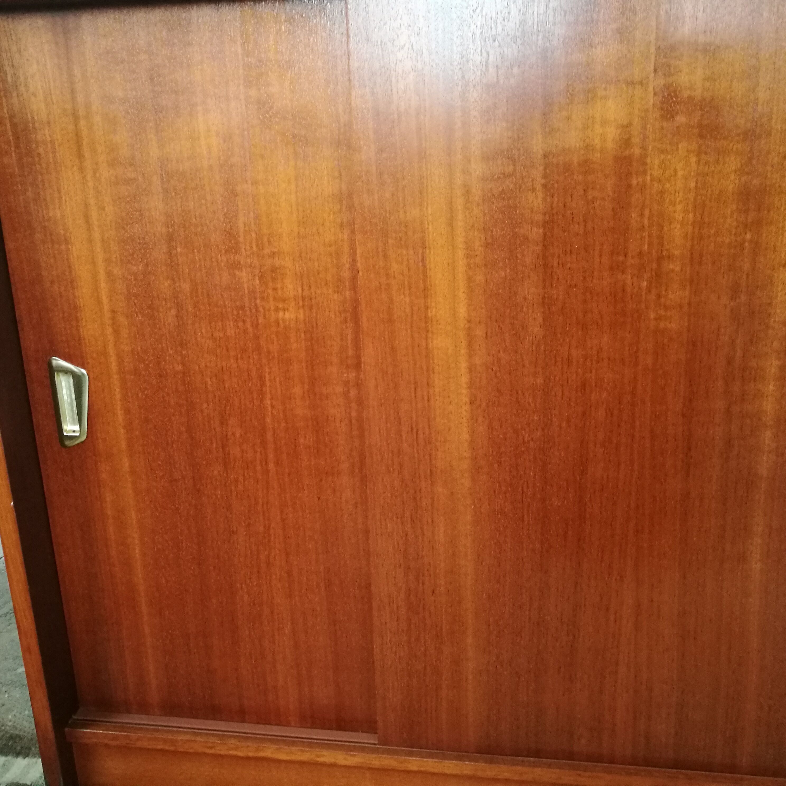 Vintage sideboard, sliding doors