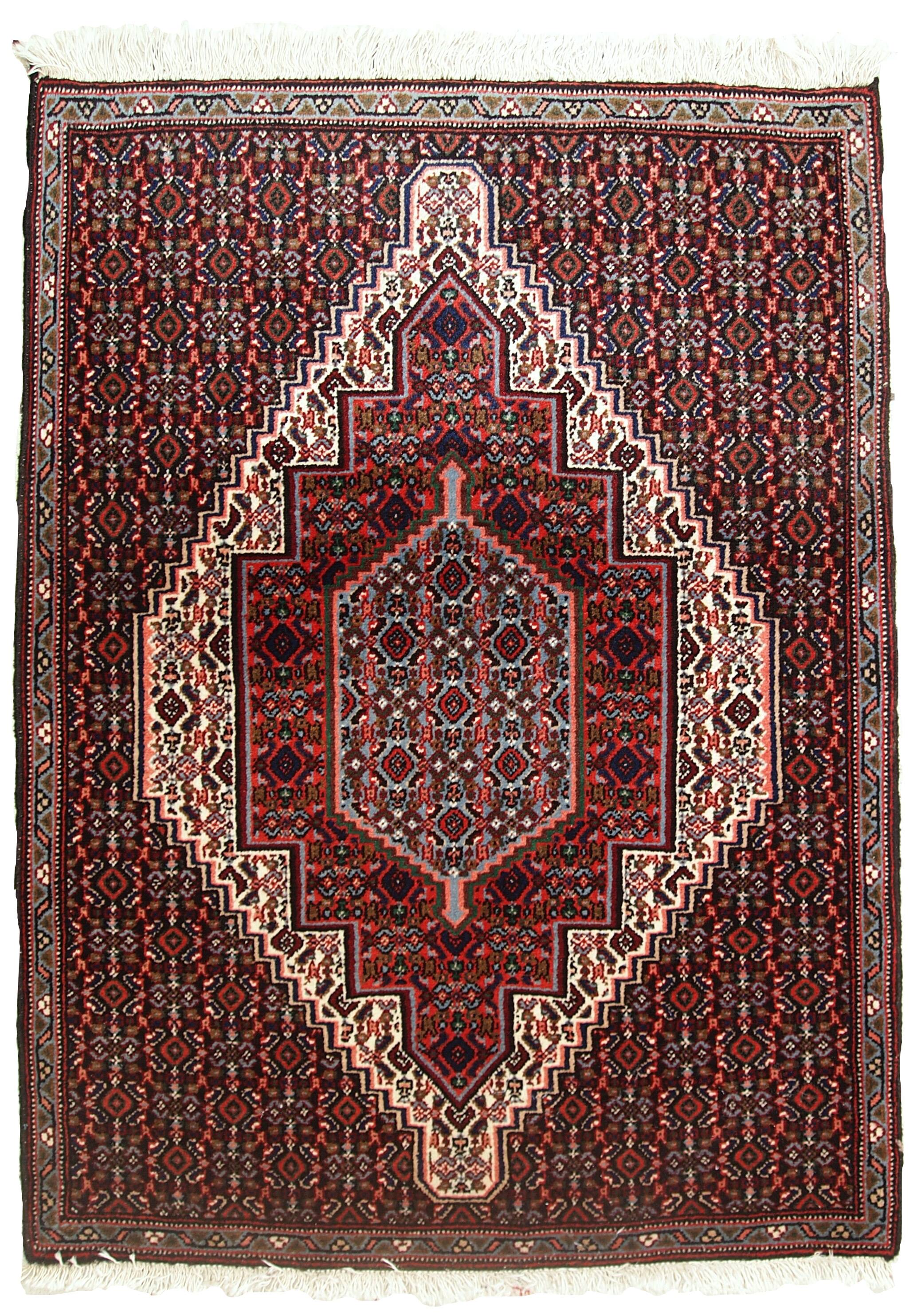 Tapis Nain Vintage du Moyen-Orient, Années 1970, Élégance et Raffinement