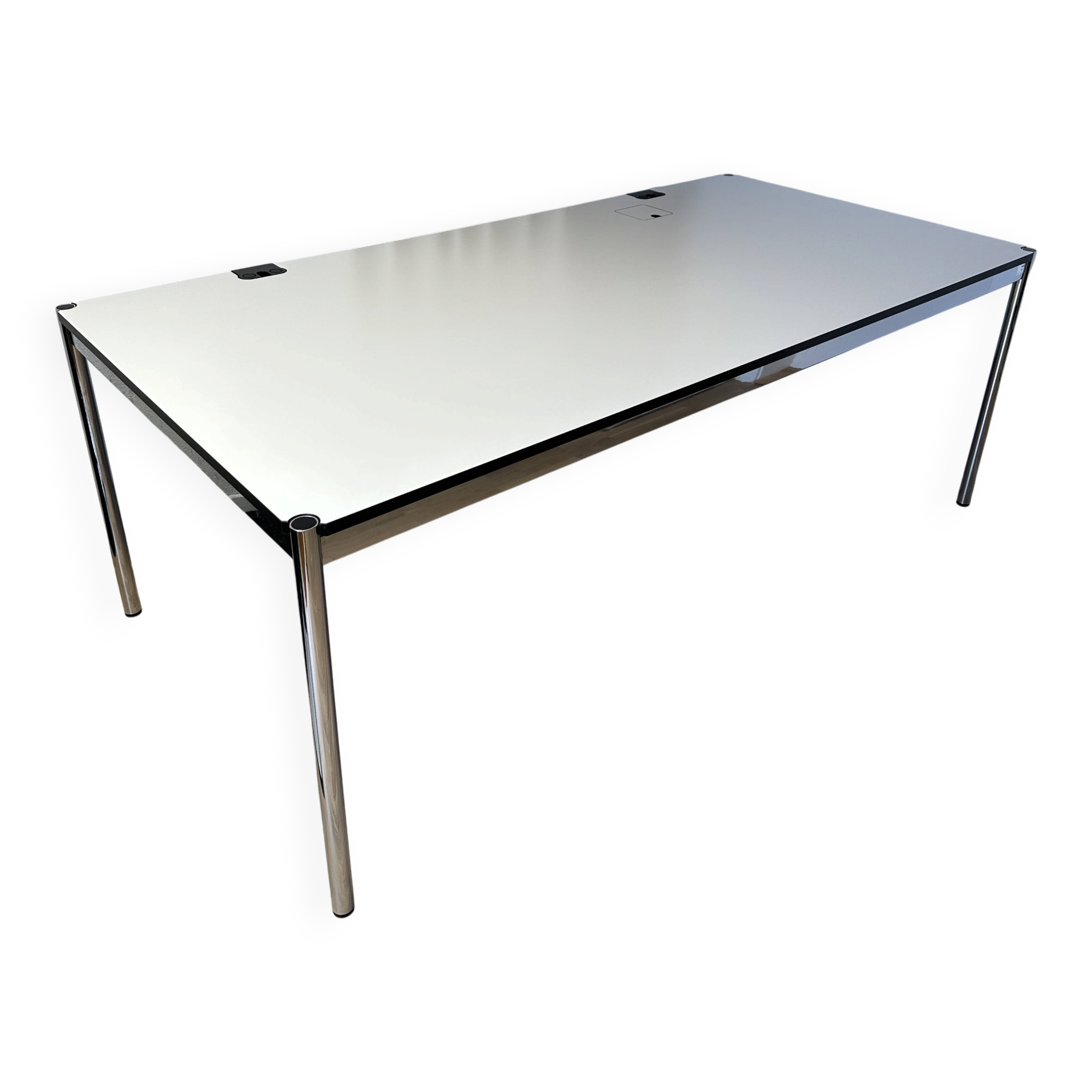 Usm haller advanced desk/table in pearl grey laminate