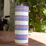 Small ramekins with ceramic stripes