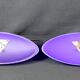 Pair of post-modern Murano blue glass wall lights 1980's by Carlo Nason Murano Due, Italy