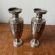 Pair of silver-plated vases/urns from the 1920s/30s.