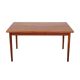 Table extensible en teck, Danemark années 1970