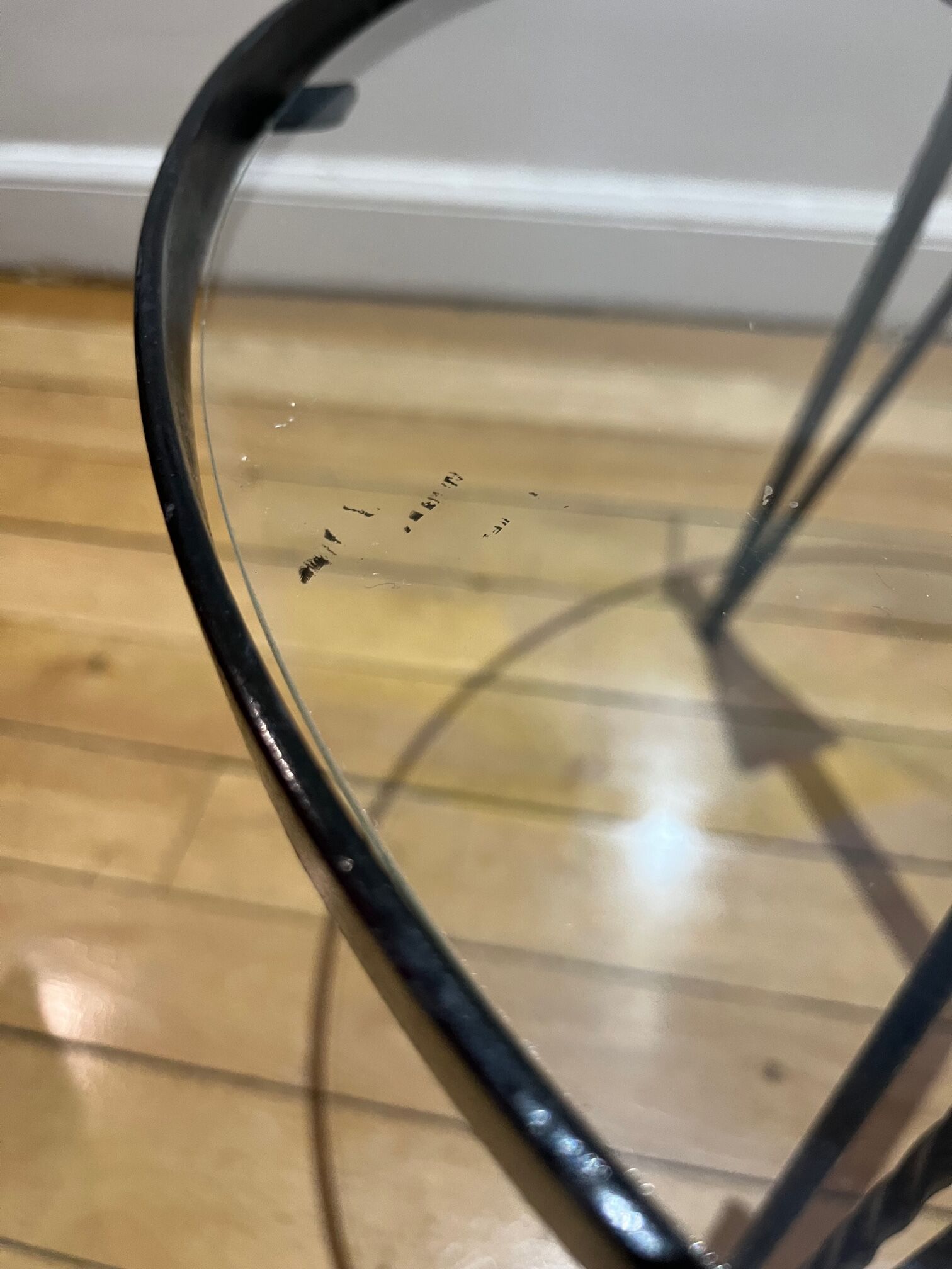 Wrought iron gueridon 1950