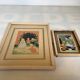 Pair of frames with religious illustrations
