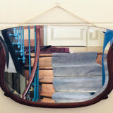 Art deco mirror 98x57cm