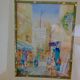 Watercolor old framed XlX, orientalist, signed louis lartigau
