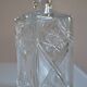 Cut crystal whisky decanter