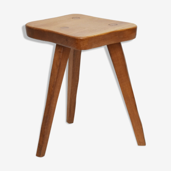 Tabouret vintage tripode rustique