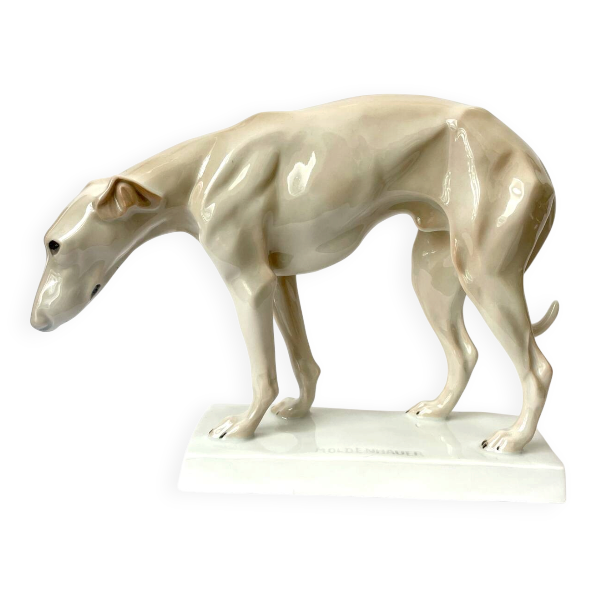 Lévrier par Dorothea Moldenhauer, Rosenthal, 1920