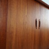 Teak highboard, Danish design, 1970s, production: Denmark