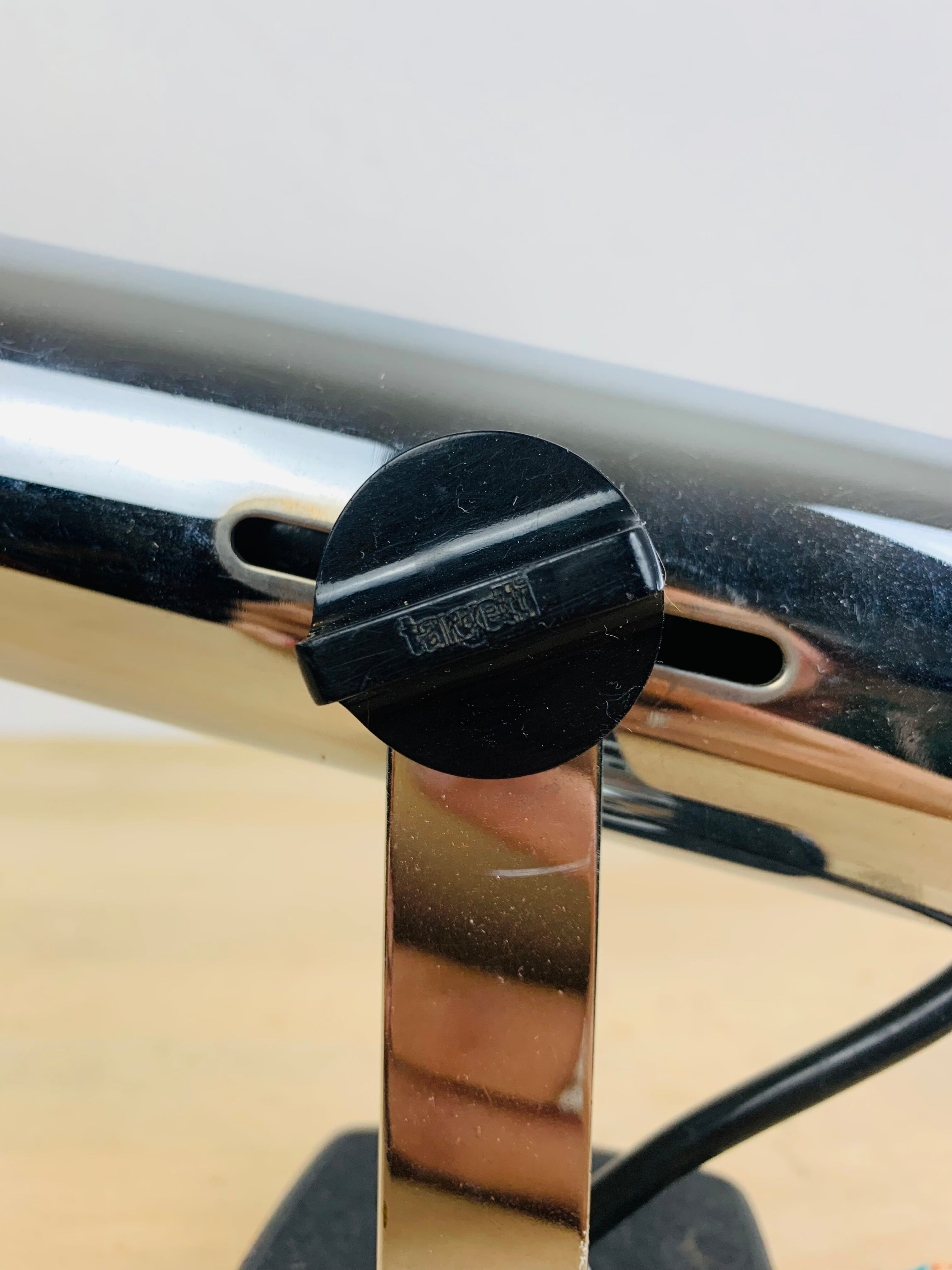 Chrome Targetti spot wall lamp