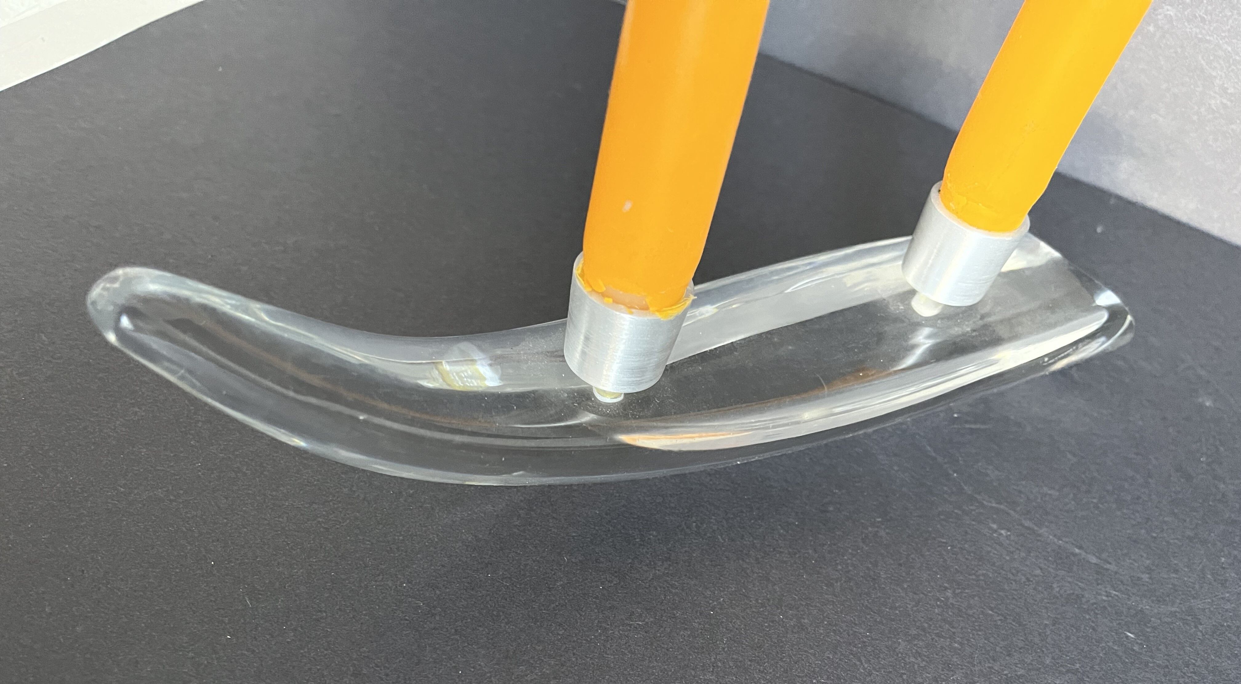 Crystal candle holder