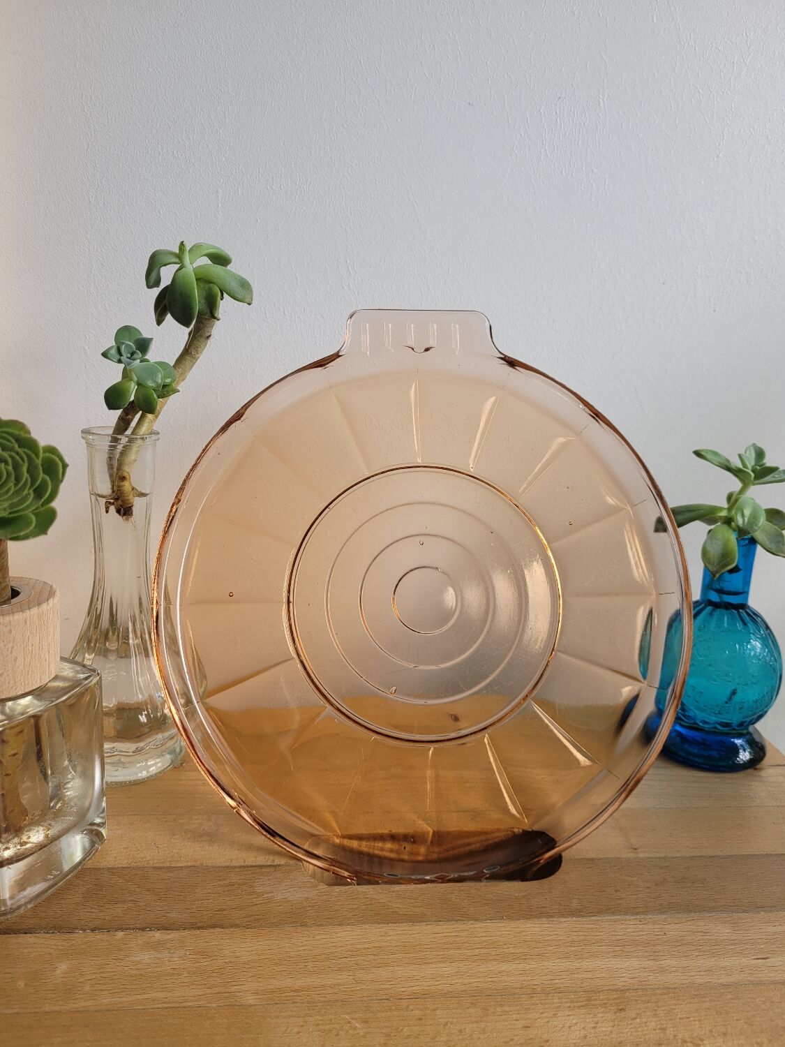 Plateau en verre Art Deco