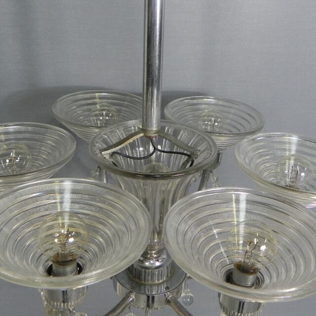 Art Deco hanging lamp G. Leleu