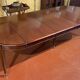 Extensible Louis XVI mahogany dining table with band - 19th century