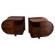 1935s pair of rare Art Deco bedside tables, Czechoslovakia