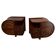 1935s pair of rare Art Deco bedside tables, Czechoslovakia