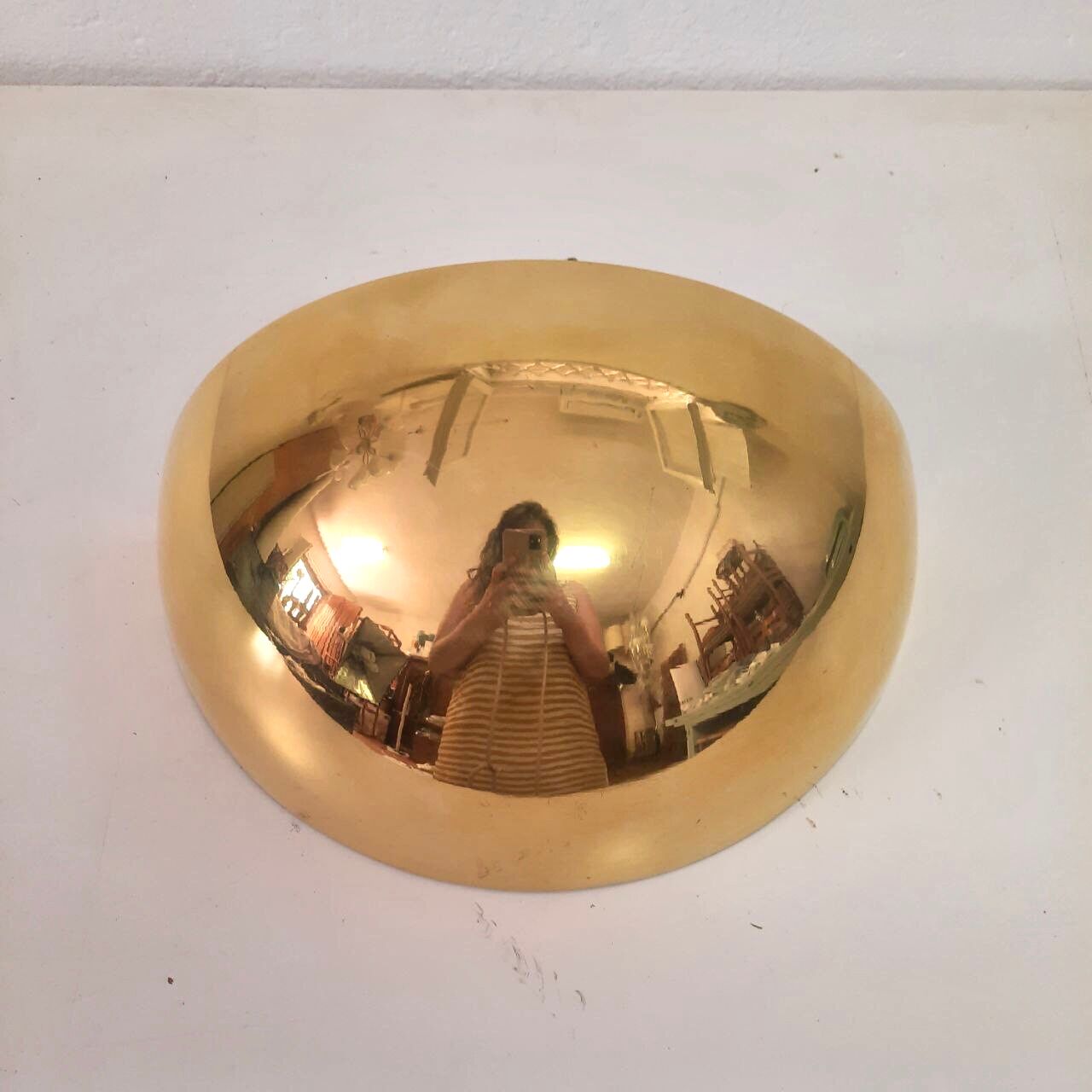 8 half moon sconces, Hollywood regency, brass, 60/70